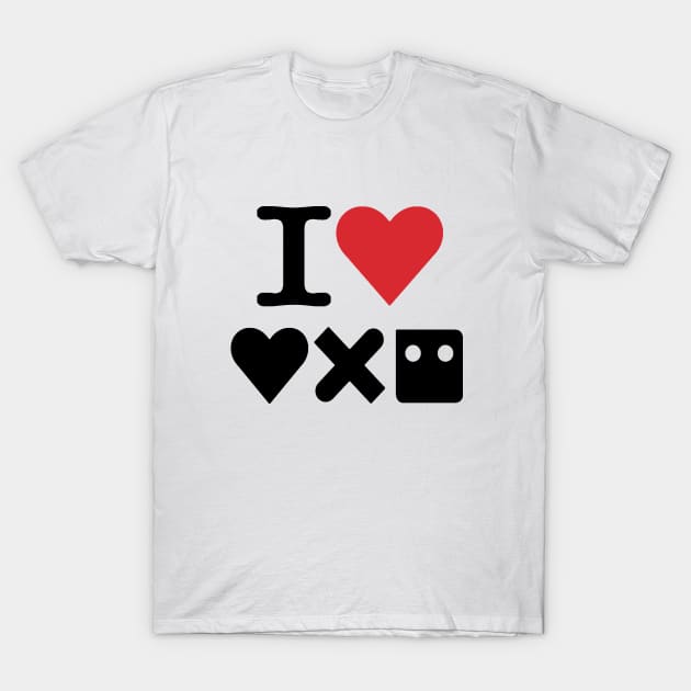 I Love LDR T-Shirt by Andriu
